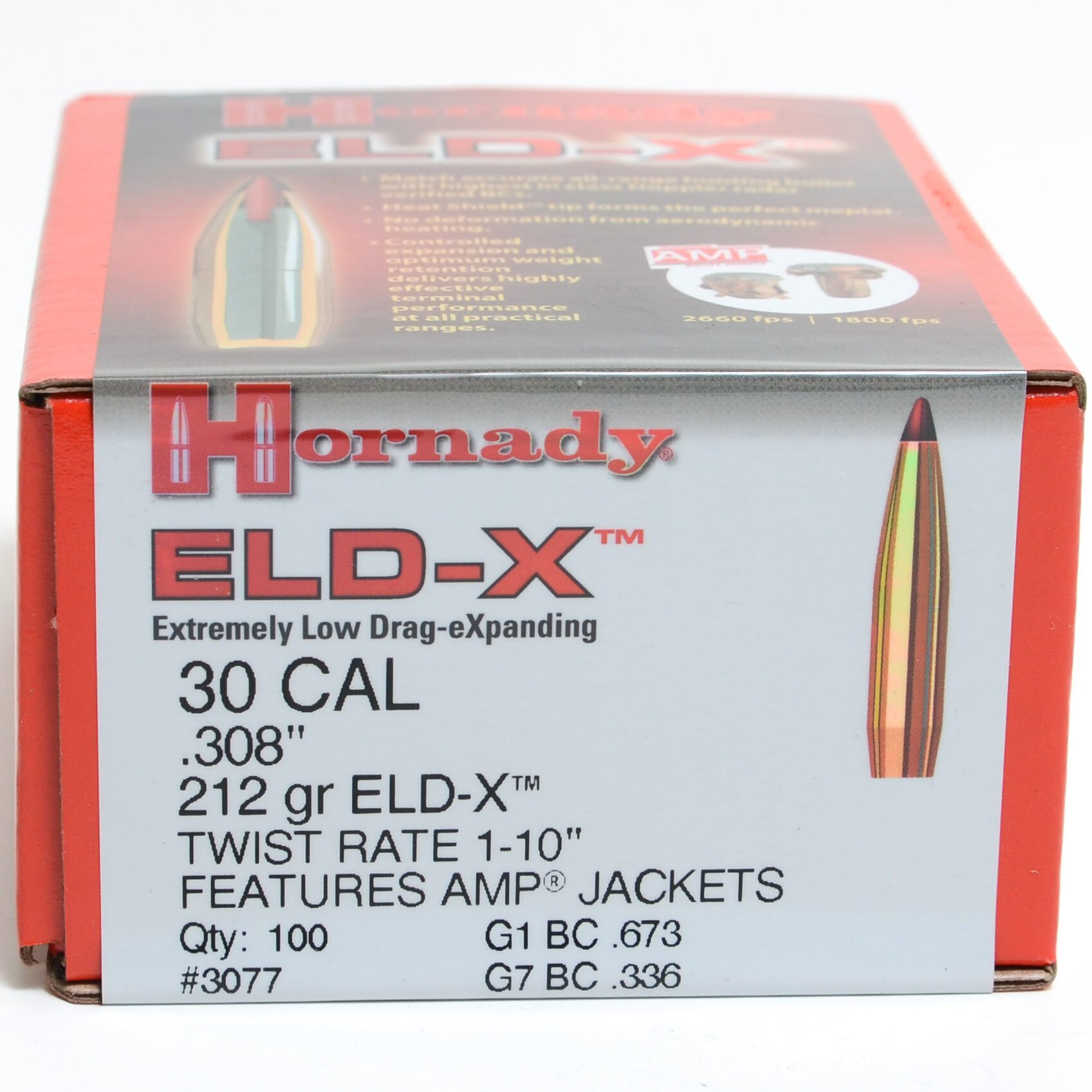 hornady 30 cal .308 212 gr eld-x